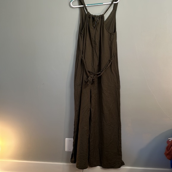 EUC army green Ashley Stewart jumpsuit size 14/16 - Picture 2 of 9